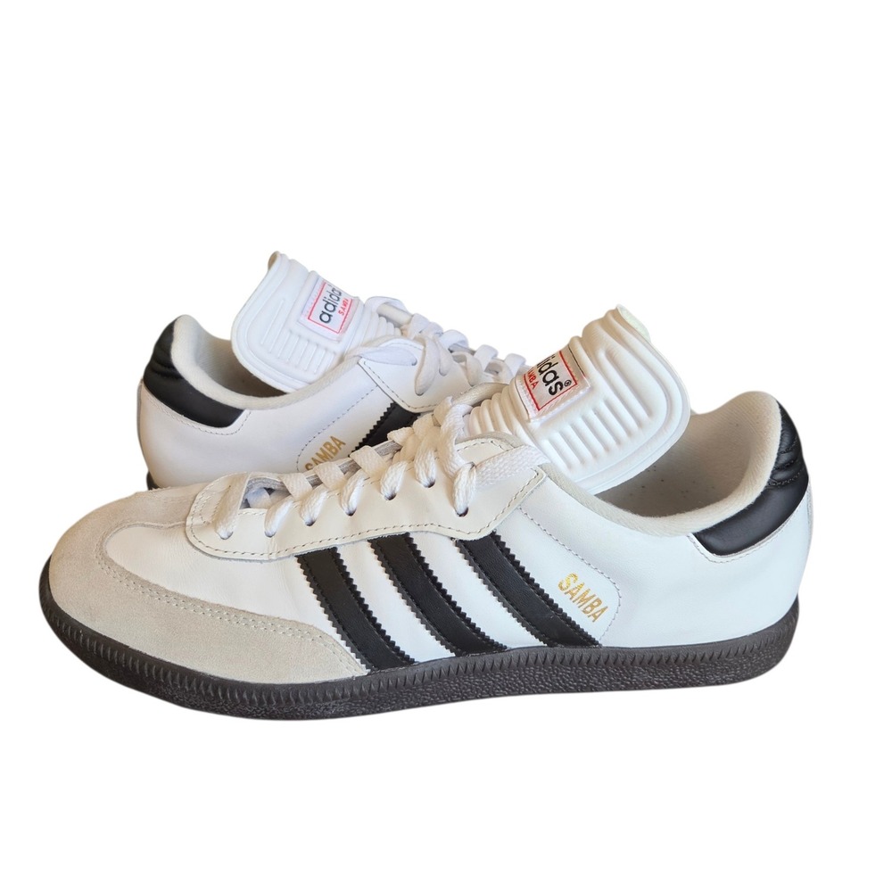 Adidas Samba Classic White Black Gum Men Indoor Soccer Shoes 034563